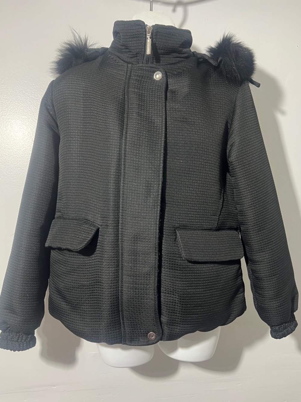 Westbound Black Hooded Puffer Jacket